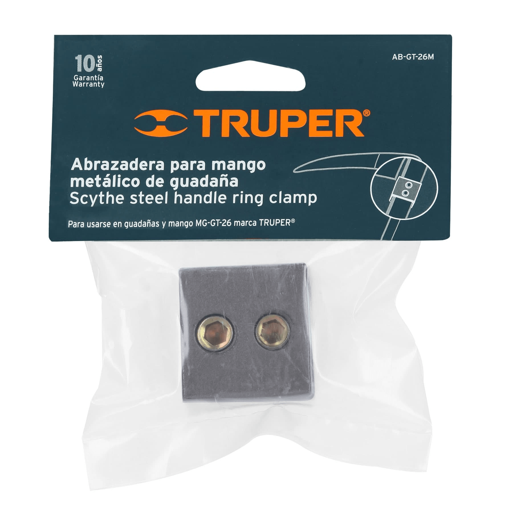 Abrazadera para mango de acero MG-GT-26