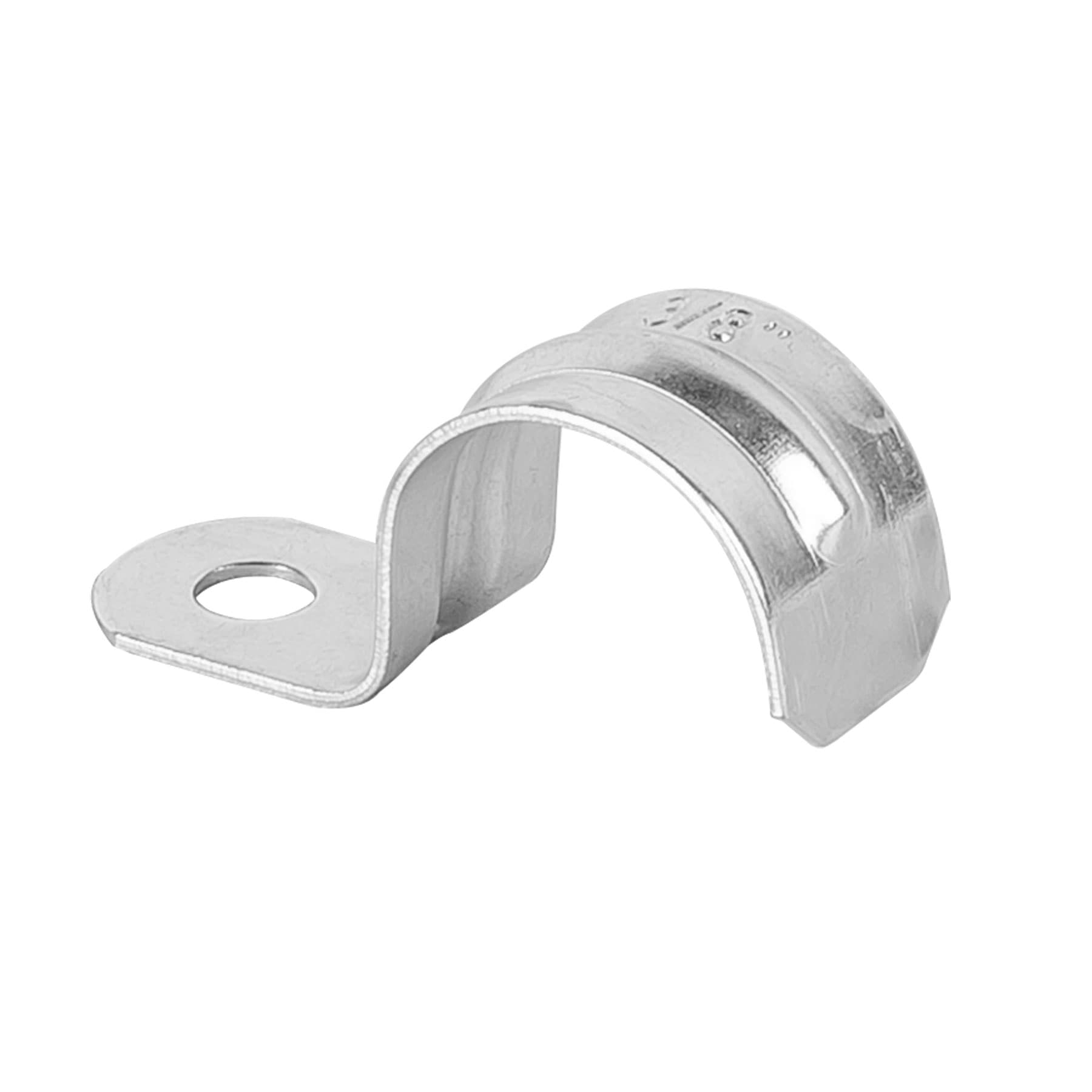Abrazadera para tubo, tipo uña 3/8", bolsa con 10 pzas