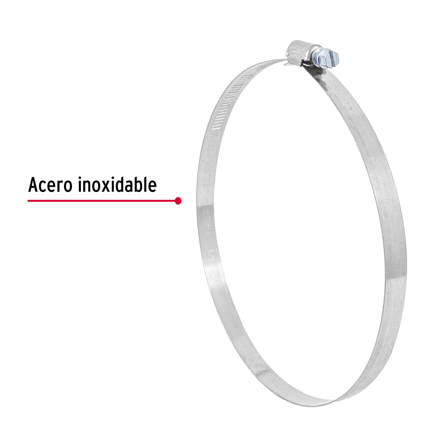 Abrazadera reforzada, # 104, 6-1/8 - 7", bolsa 5 pzas - Ferretería Feresmar