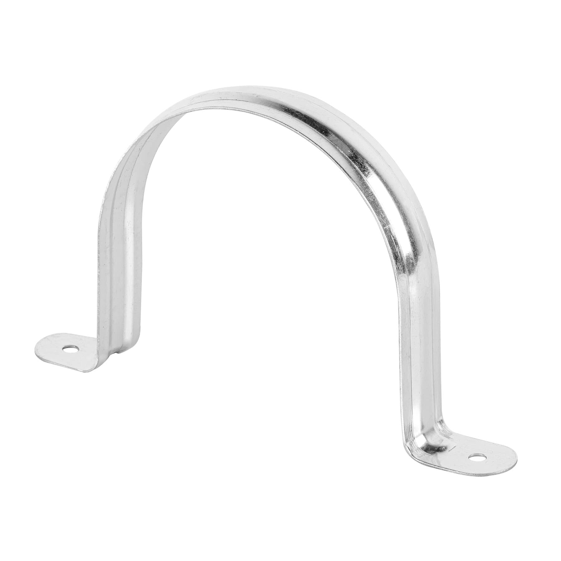 Abrazadera tubo tipo omega 4", bolsa con 5 pzas, Volteck