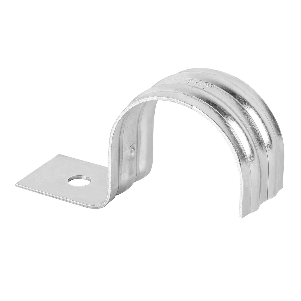 Abrazadera tubo tipo uña 1-1/2", bolsa con 5 pzas, Volteck