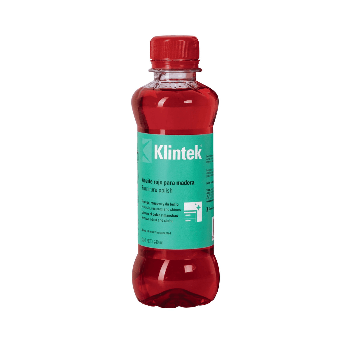 Aceite rojo para muebles 240 ml