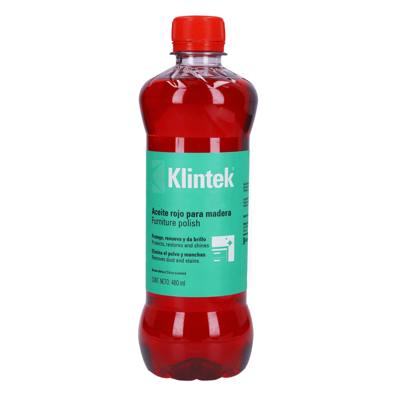Aceite rojo para muebles 480 ml