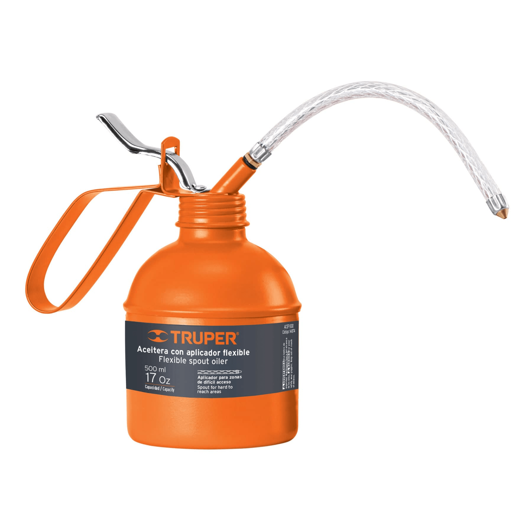 Aceitera de pipeta flexible, 500 ml